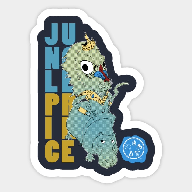 OTE Jungle Prince Sticker by OwnTheElementsClothing